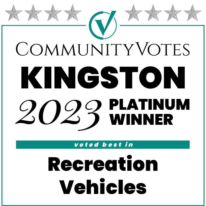 Winners Badge Kingston 2023 Platinum Recreation Vehicles